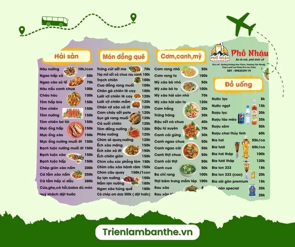 Nhà Hàng - Phố Nhậu Lai Châu