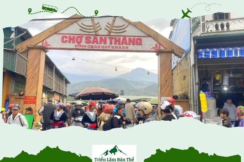 Chợ San Thàng: Điểm Đến Đặc Biệt Của Bản Làng